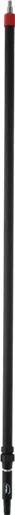Телескопическая алюминиевая ручка с подачей воды и с бытроразъемным соединением, 1600 - 2780 мм, Ø31 мм